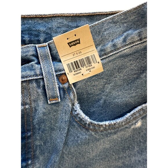 LEVIS 501 Womens Cropped Denim Jeans 27x26 NEW - Picture 7 of 7